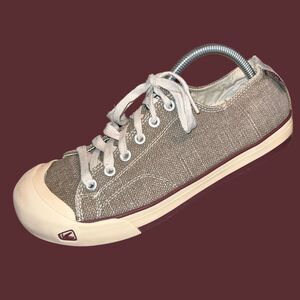 Keen Women’s Brown Coronado III Low Lace Up Canvas Casual Sneaker Size 9